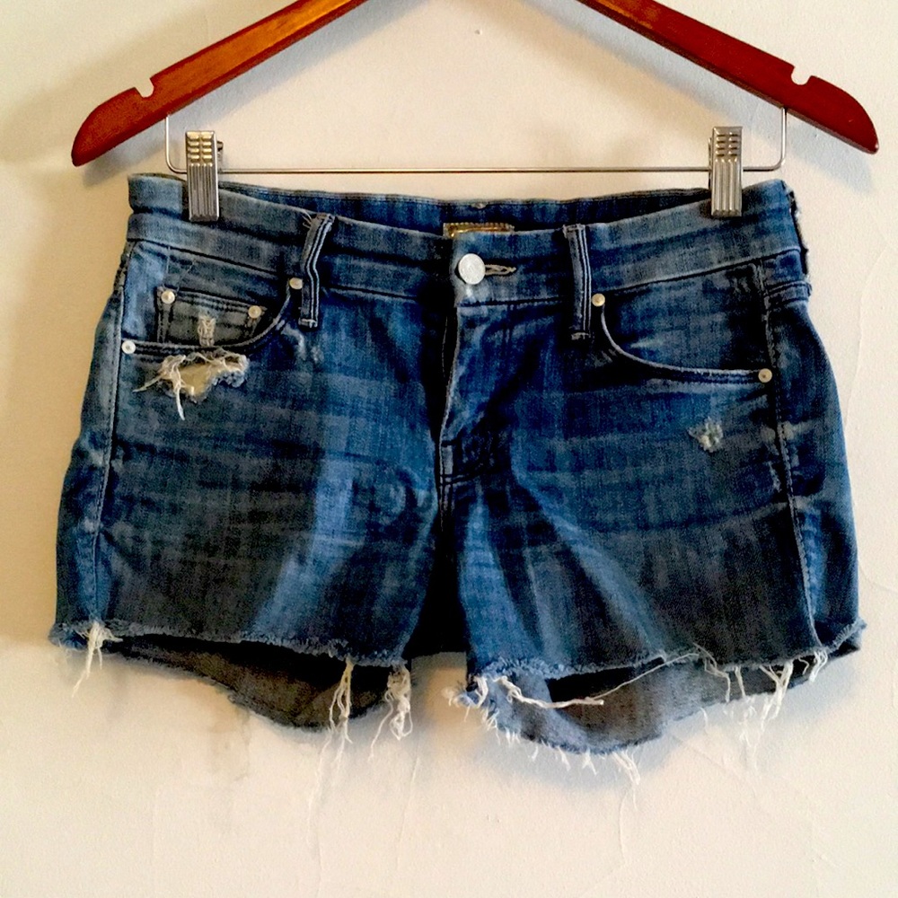 Mother jean shorts